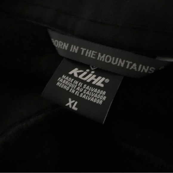 KUHL Interceptr Full Zip Fleece Jacket XL Black Outdoor Performance - Picture 11 of 13